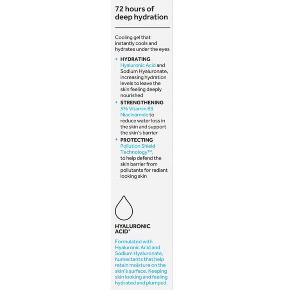 No 7 Hydra Luminous Hydrating Cooling Eye Gel NIB - Picture 2 of 5